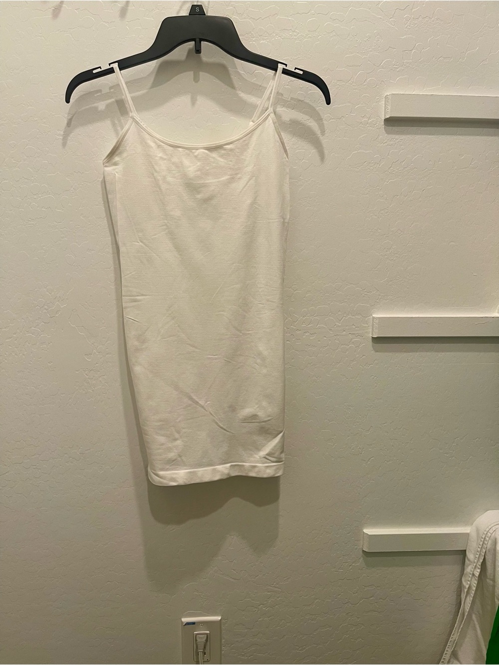 Massini White Spaghetti-Strap Camisole